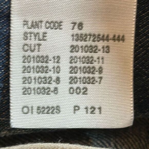 Ralph Lauren Mens Cut off Jean Shorts Jorts size 34 Denim rockabilly Country - Picture 7 of 8